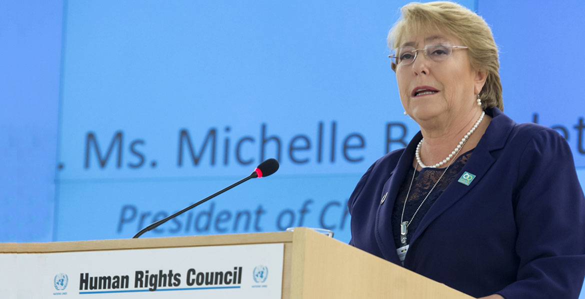 Michelle Bachelet, OACNUDH informe