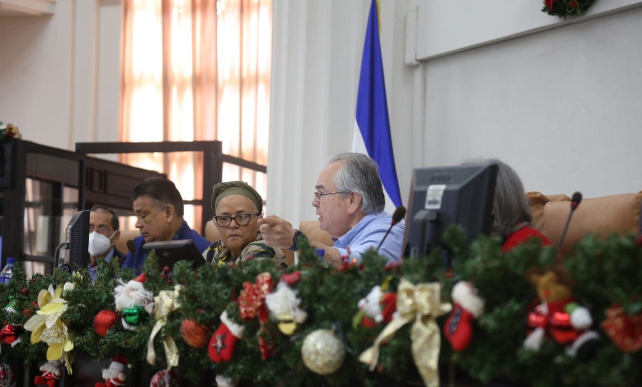 Sesión Extraordinaria en la Asamblea Nacional de Nicaragua. Cortesía