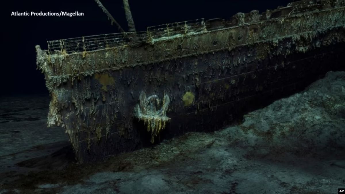 El primer escaneo digital del titanic